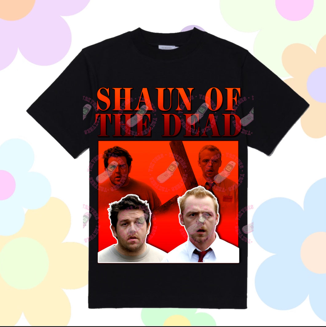 Shaun Of The Dead Y2K Graphic Tee