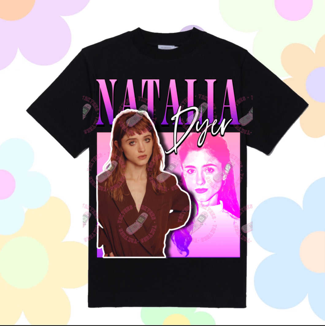 Natalia Dyer Y2K Graphic Tee