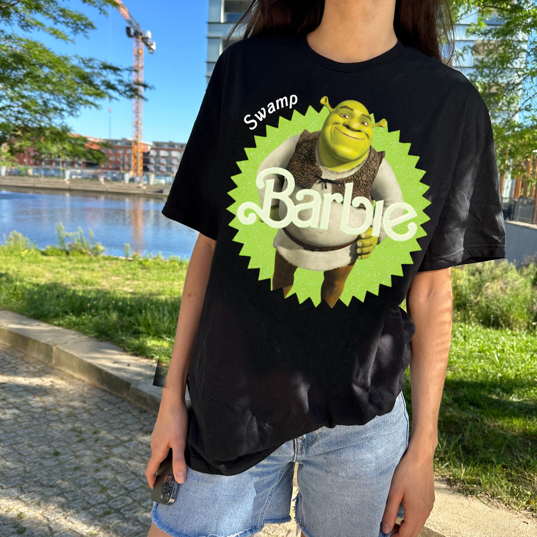 Swamp Barbie SHREK inspired Y2K Graphic Tee