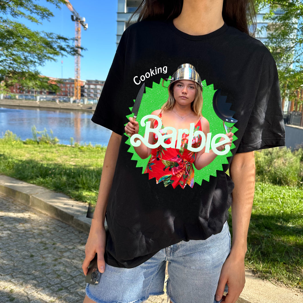 Cooking with Flo Barbie inspired Y2K Graphic Tee