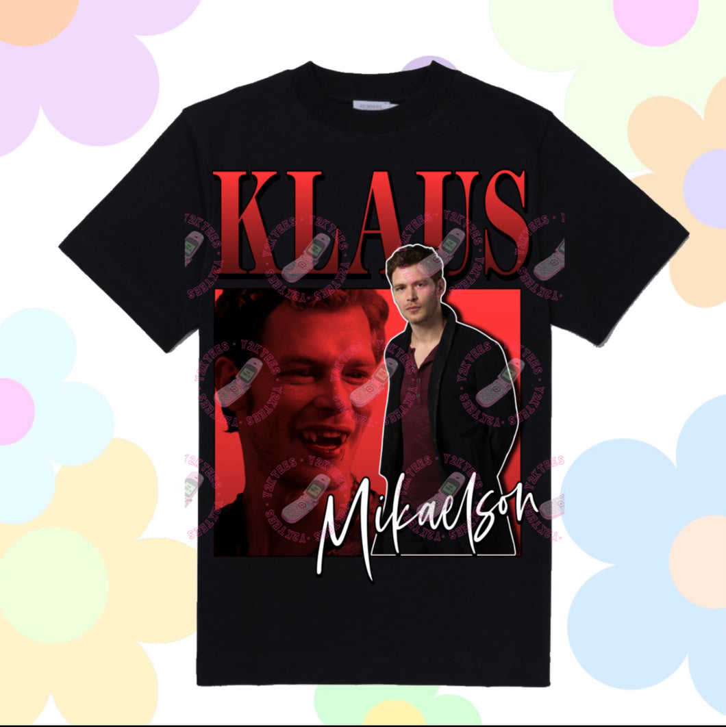 Klaus Mikaelson Y2K Graphic Tee