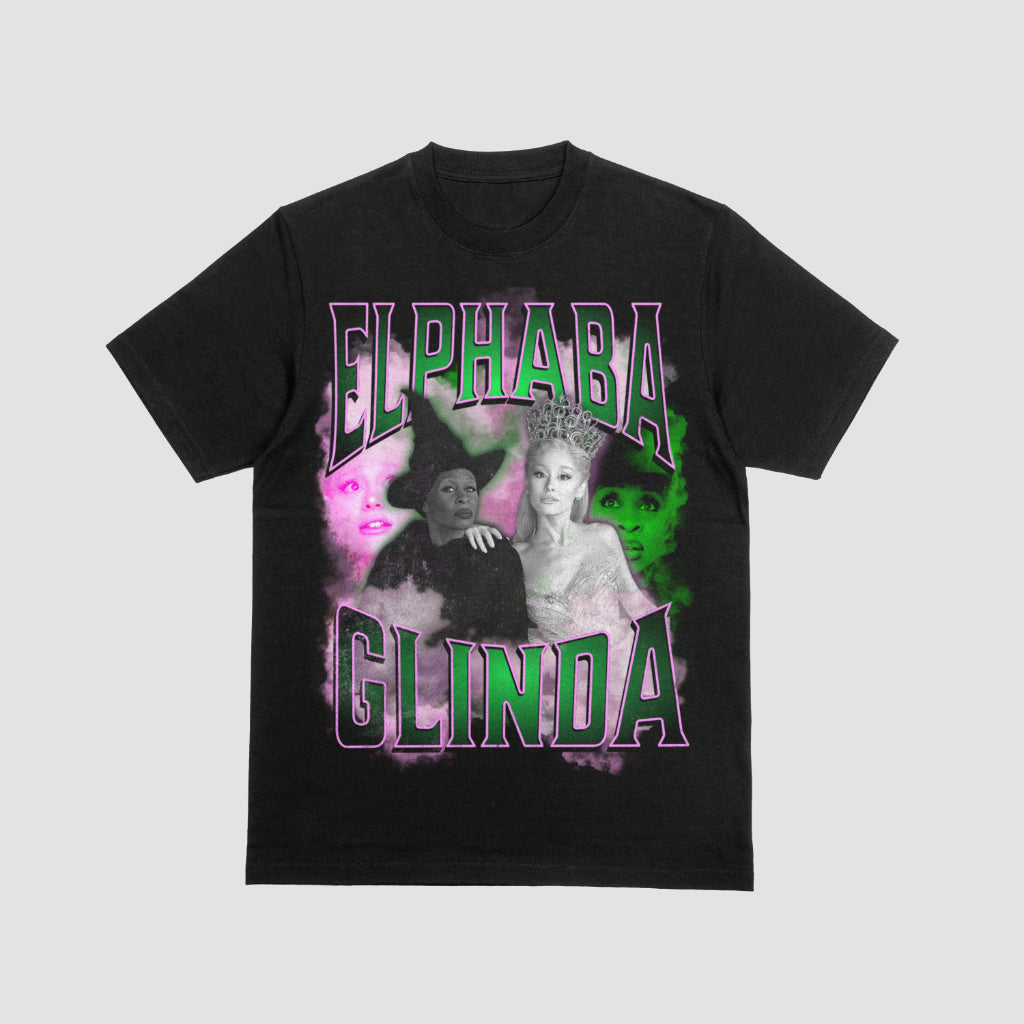 Elphaba & Glinda Y2K Homage Tee