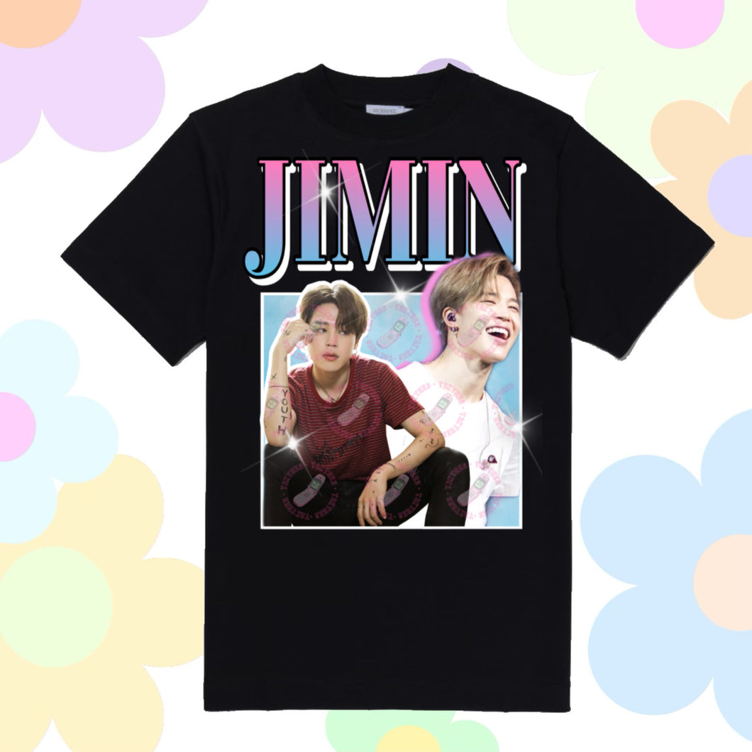 Jimin Y2K Graphic Tee