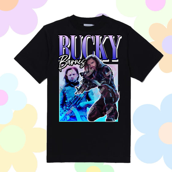 Bucky Barnes Y2K Graphic Tee