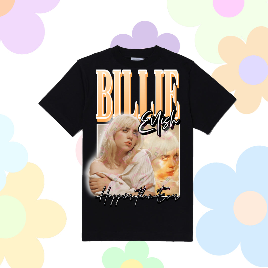 Billie Eilish HTE Y2K Graphic Tee