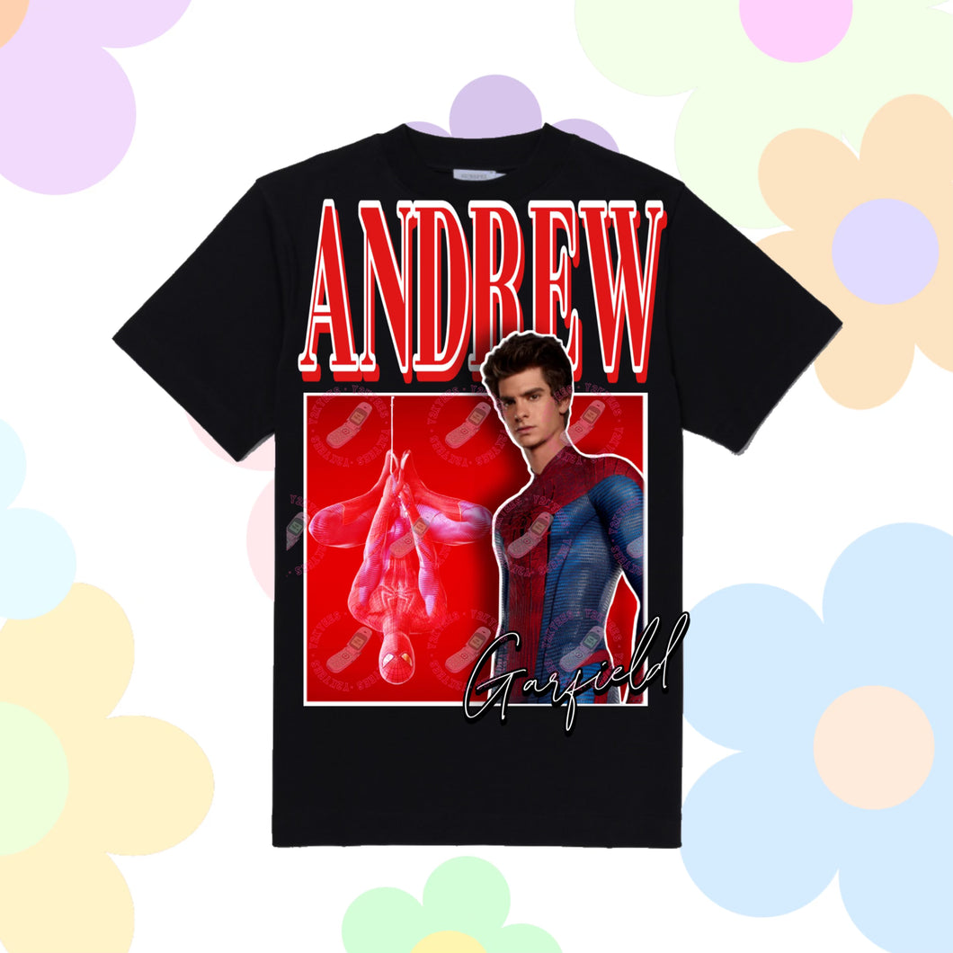 Andrew Garfield SPIDERMAN Y2K Graphic Tee