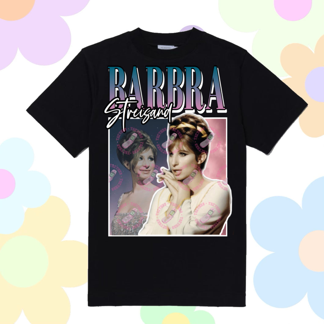 Barbra Streisand Y2K Graphic Tee