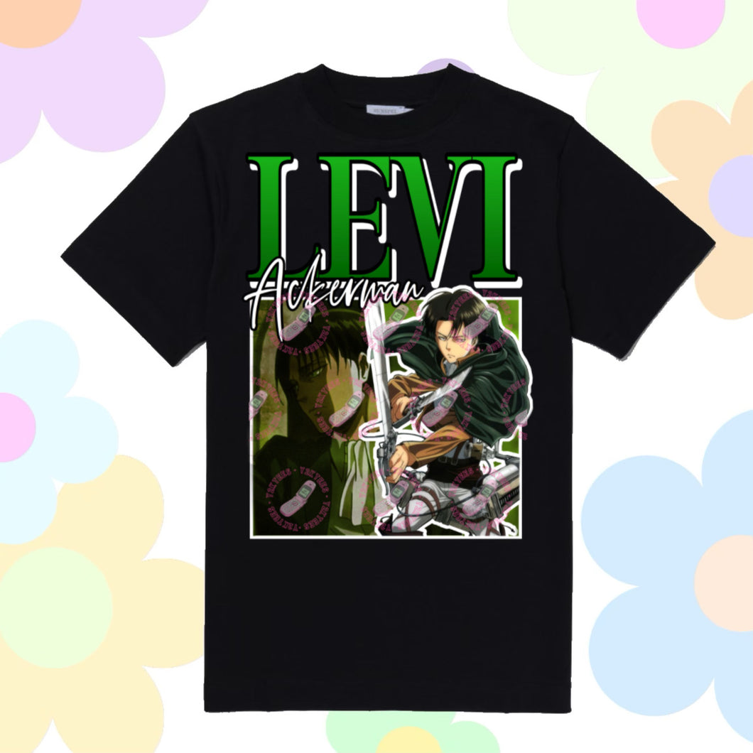 Levi Ackerman Y2K Graphic Tee