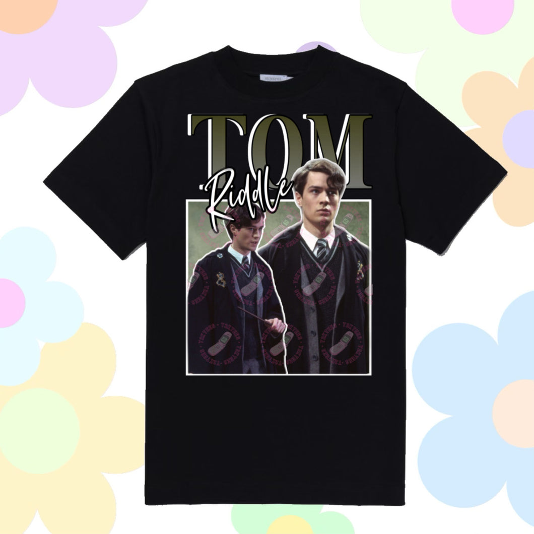 Tom Riddle Y2K Graphic Tee