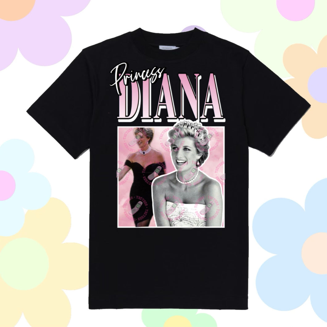 Princess Diana Y2K Graphic Tee