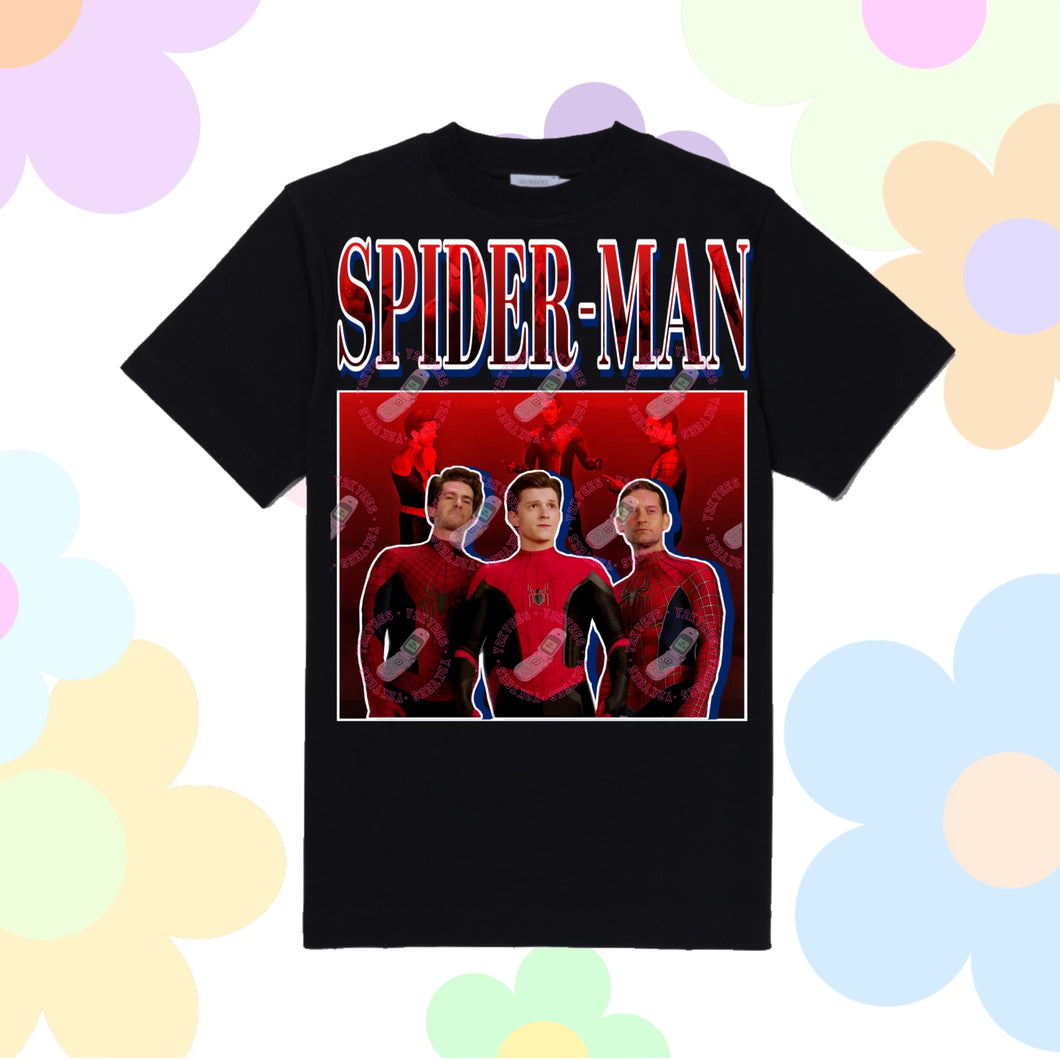 SPIDERMAN x3 Y2K Graphic Tee