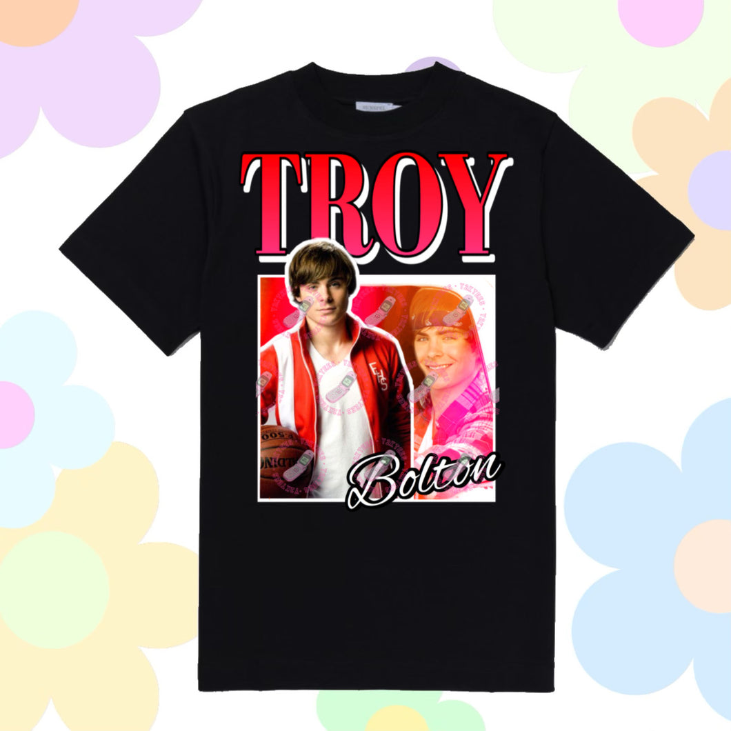 Troy Bolton Y2K Graphic Tee