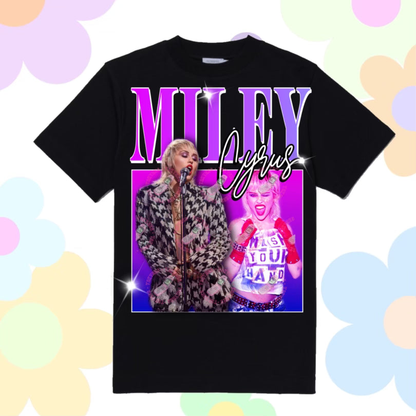 Miley Cyrus Y2K Graphic Tee