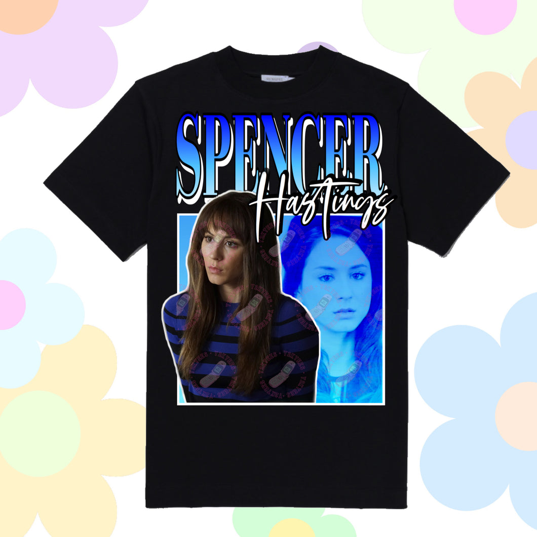 Spencer Hastings Y2K Graphic Tee