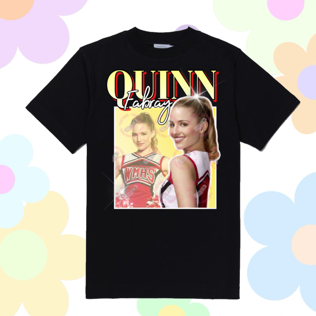 Quinn Fabray Y2K Graphic Tee