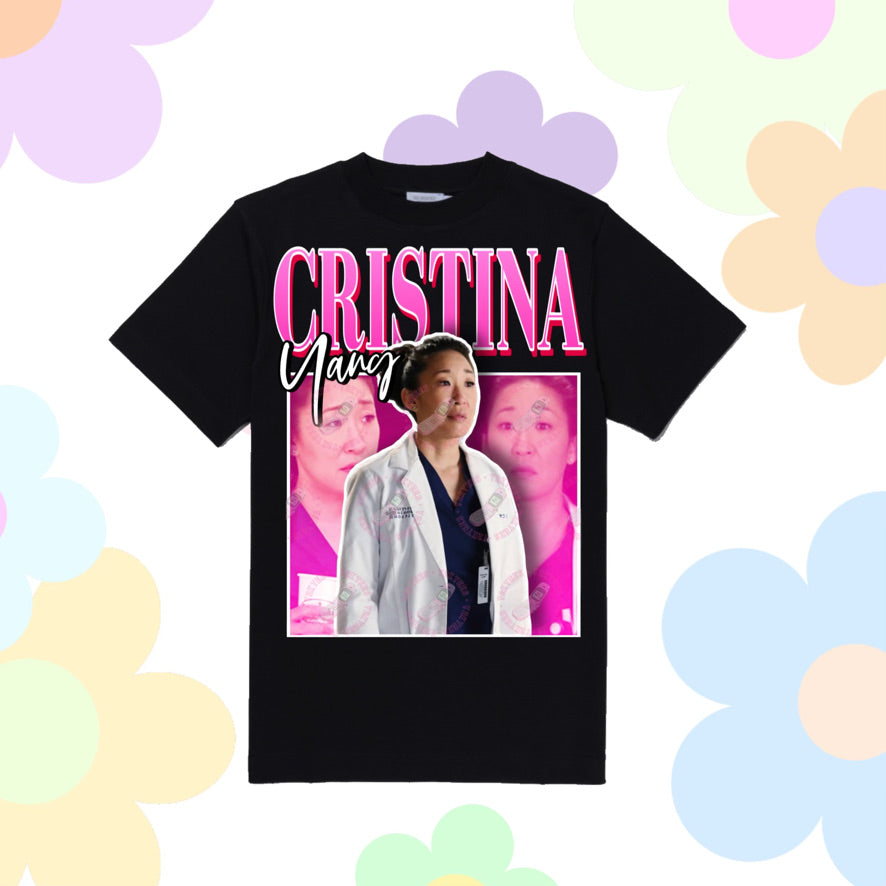 Cristina Yang Y2K Graphic Tee