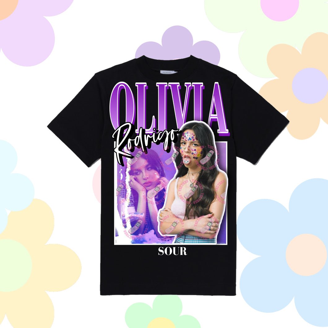 Olivia Rodrigo SOUR Y2K Graphic Tee