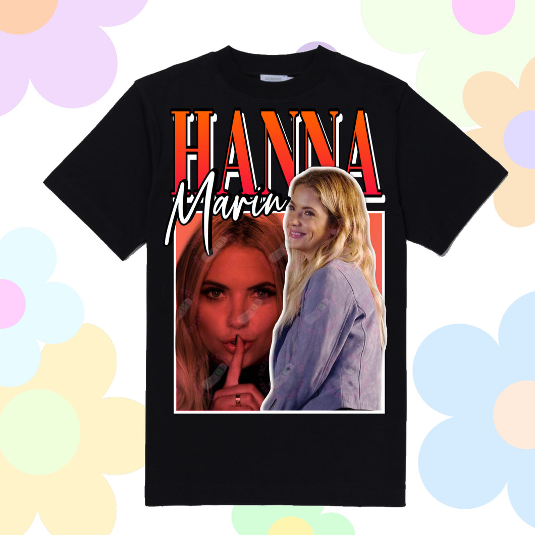 Hanna Marin Y2K Graphic Tee