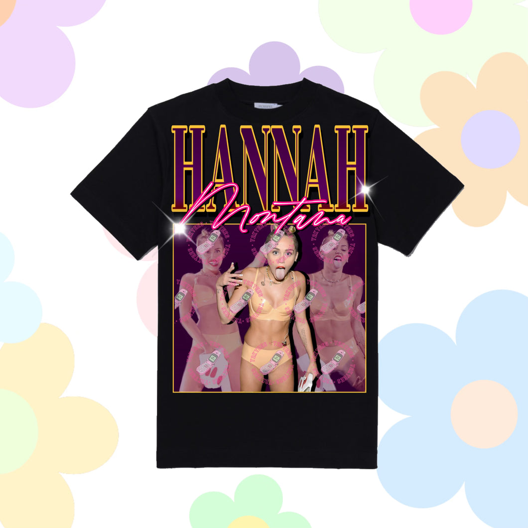 Hannah Montana EXPLICIT Y2K Graphic Tee