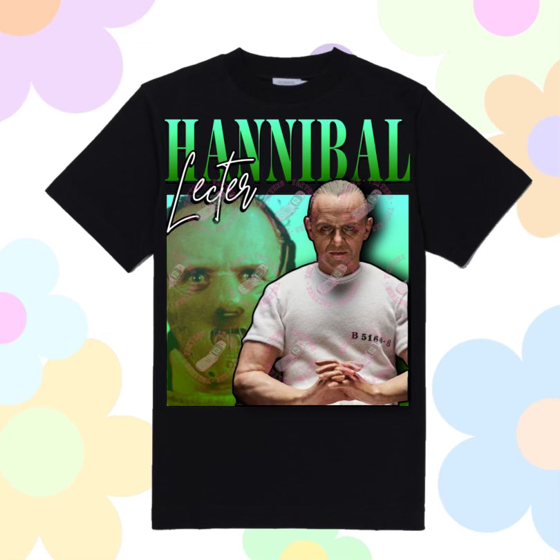 Hannibal Lecter Y2K Graphic Tee