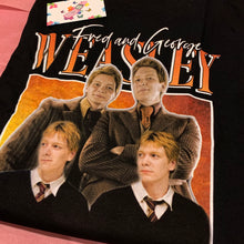 Load image into Gallery viewer, Weasley Twins Y2K Graphic Tee
