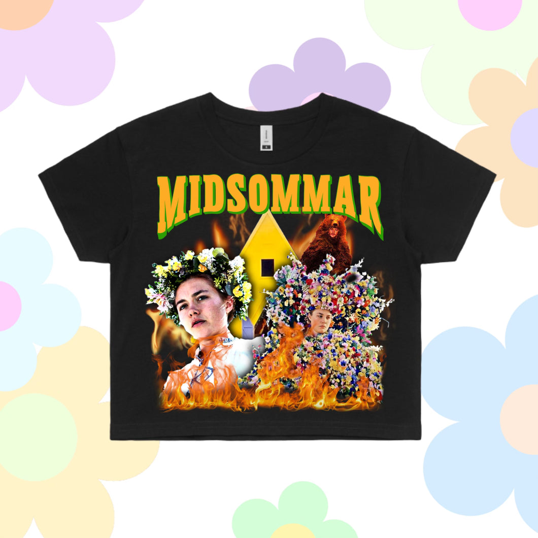 MIDSOMMAR Cropped Baby Tee