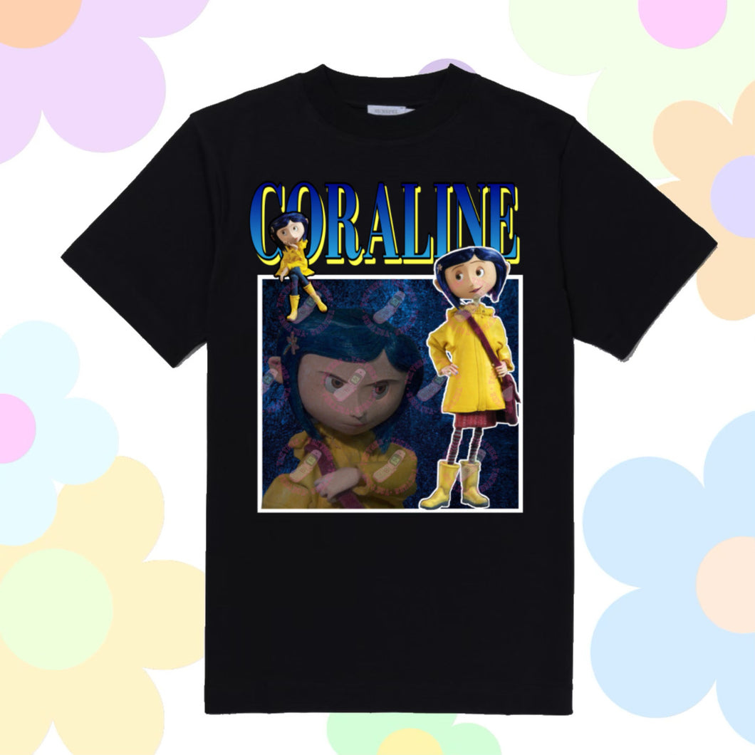 Coraline Y2K Graphic Tee