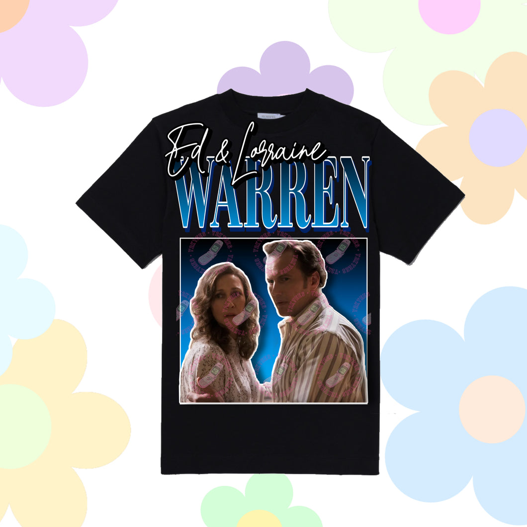 Ed & Lorraine Warren Y2K Graphic Tee