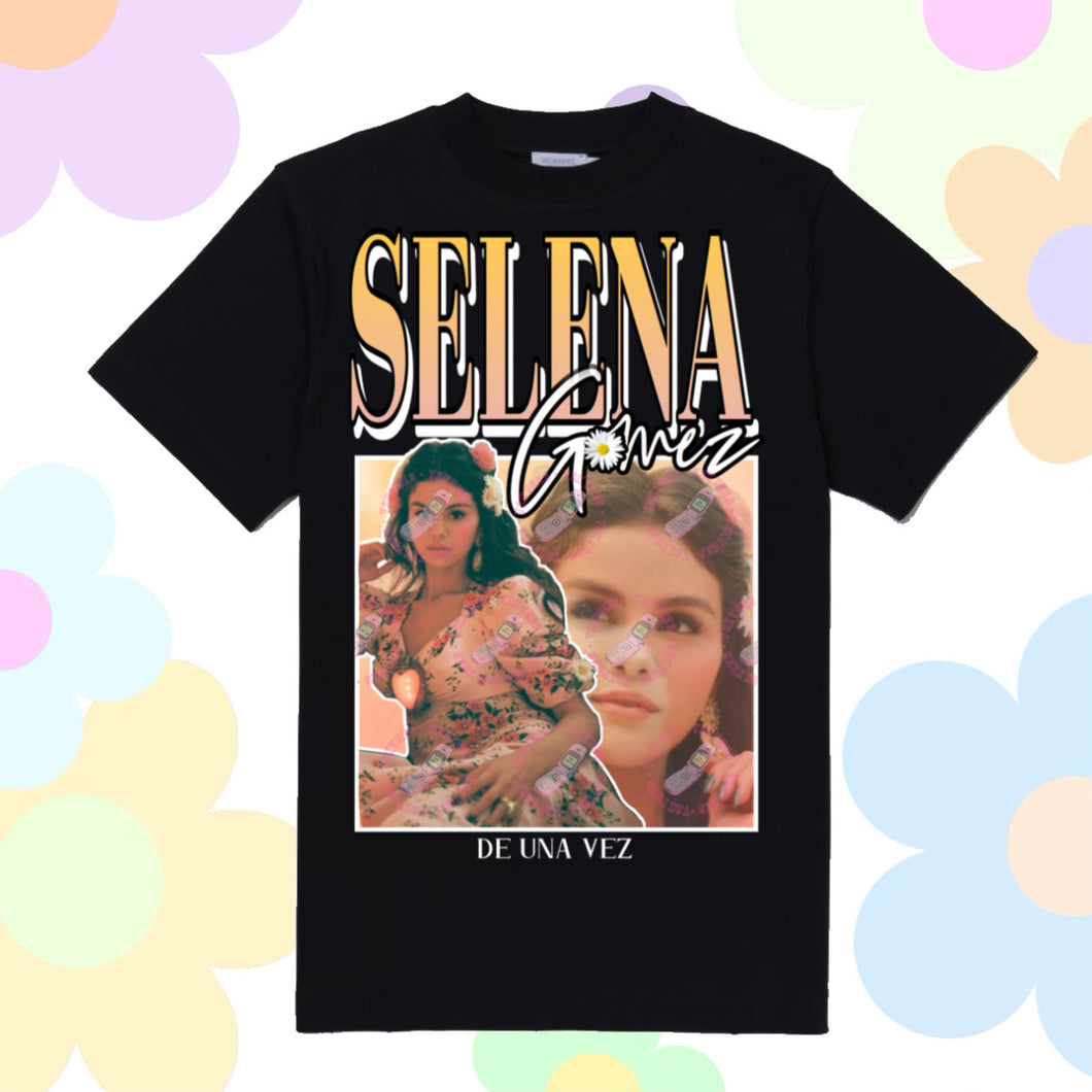 Selena Gomez De Una Vez Y2K Graphic Tee