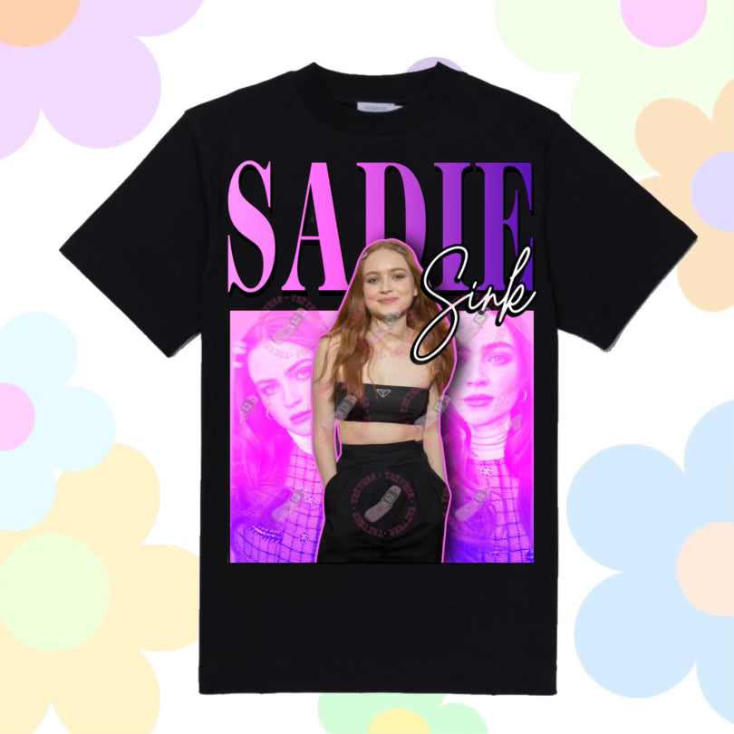 Sadie Sink Y2K Graphic Tee