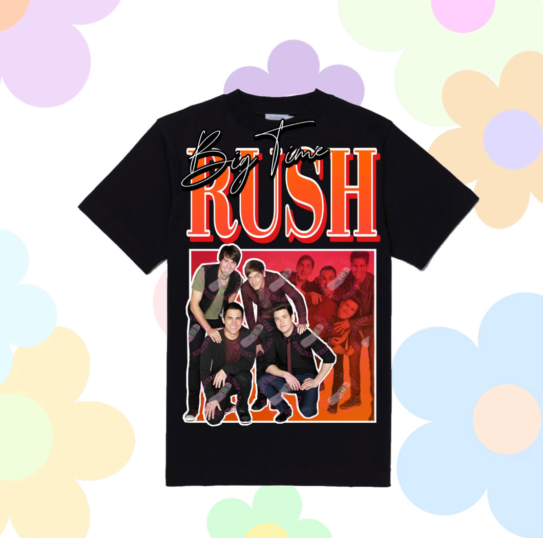 Big Time Rush Y2K Graphic Tee