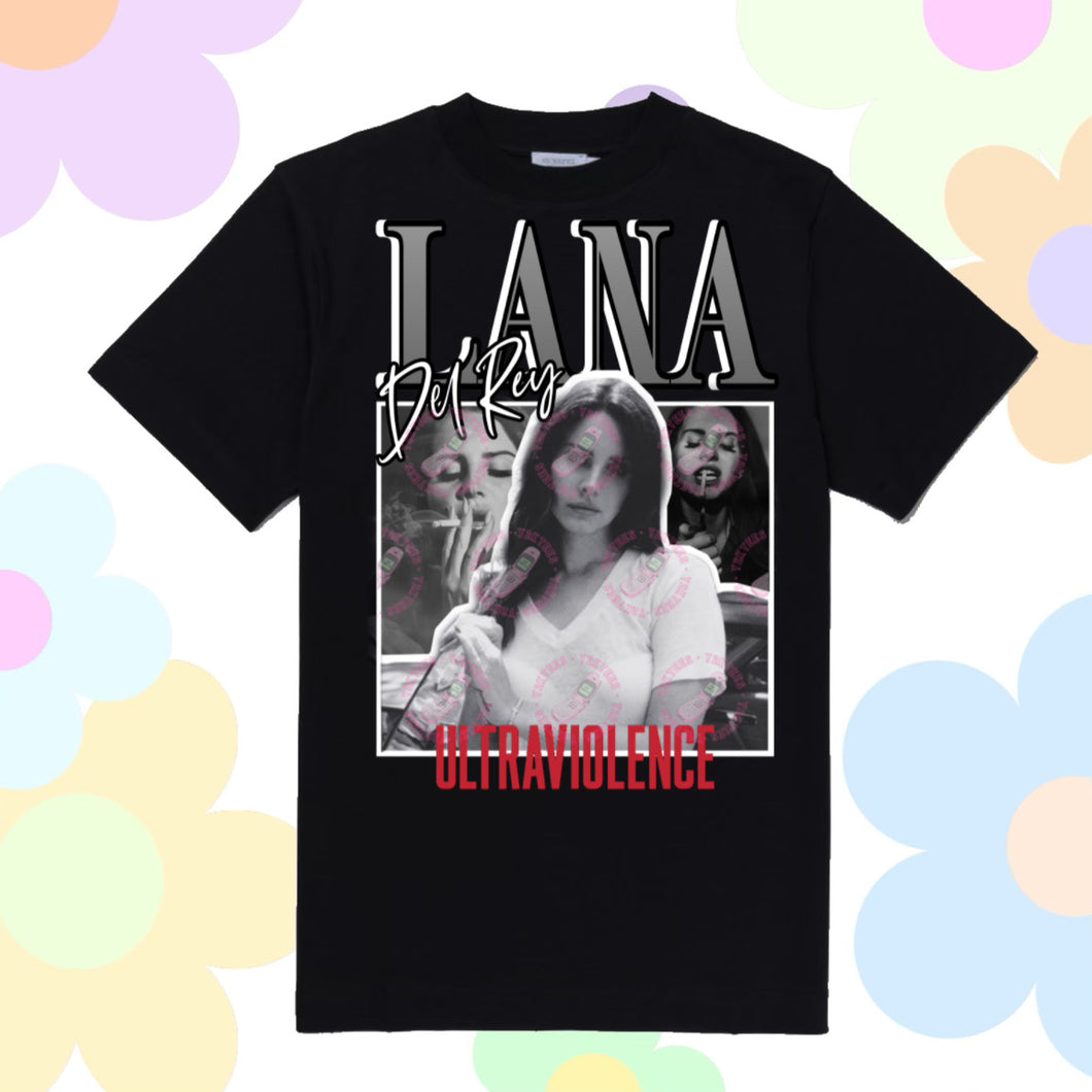 Lana Del Rey (Ultravoilence) Y2K Graphic Tee