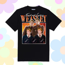 Load image into Gallery viewer, Weasley Twins Y2K Graphic Tee
